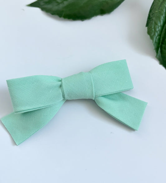 Mint Tied Bow